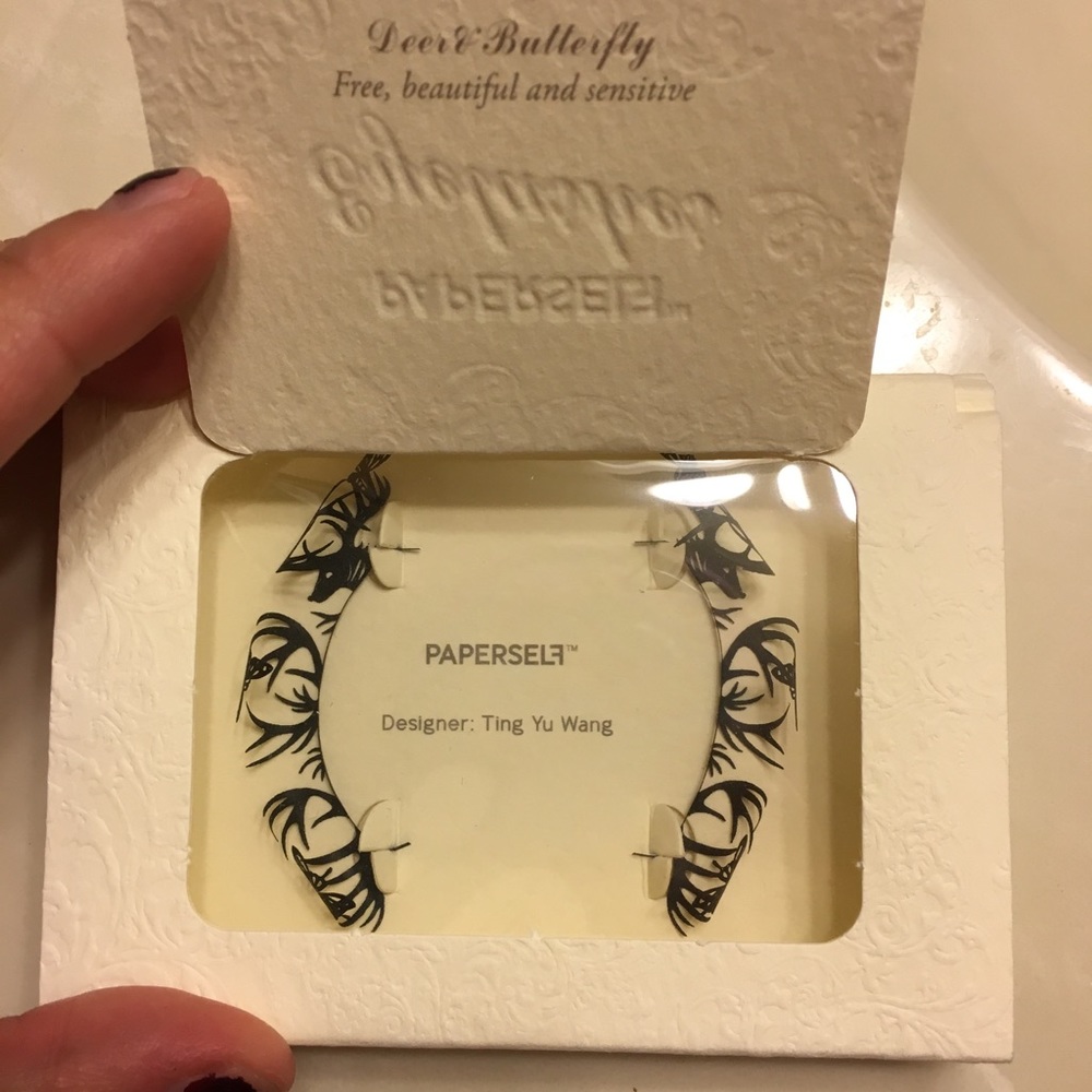 Paperself Deer & Butterfly Paper False Eyelashes